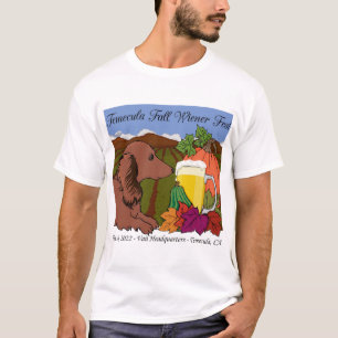 2022 Temecula Fall Wiener Fest T-shirt on white