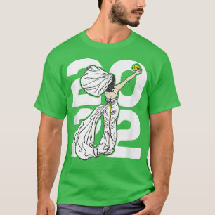 2022 Wedding Bride Throwing Bouquet Anniversary 2 T-Shirt