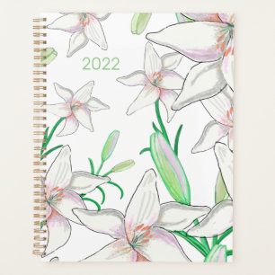 2022 White Lilies  Planner