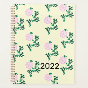 2022 Wild Rose Flower Planner