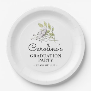 2022 Wildflower Graduation Party Paper Plate