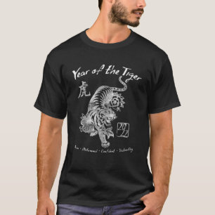 2022 Year Of The Tiger Chinese Zodiac Chinese New T-Shirt