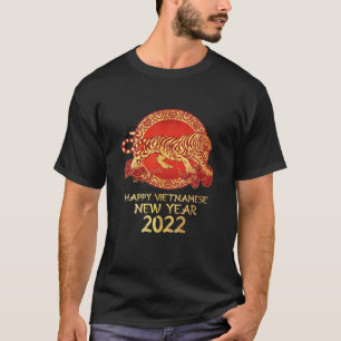 2022 Year Of The Tiger Vietnamese Zodiac Ying Yang T-Shirt