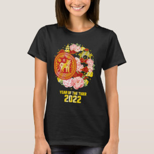2022 Year Of Tiger Lunar Happy New Year Chinese Zo T-Shirt