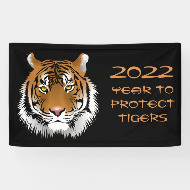 2022 Year to Protect Tigers Banner (Horizontal)