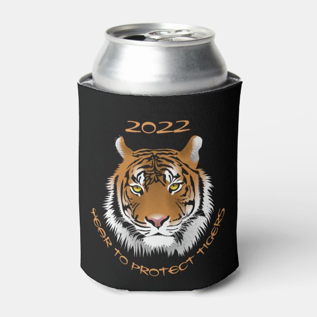 2022 Year to Protect Tigers Can Cooler (Can Front)