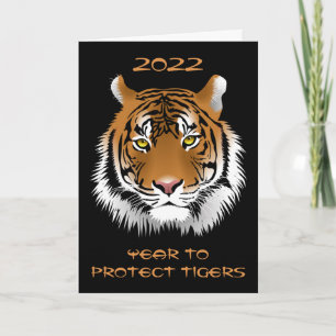 2022 Year to Protect Tigers  Card