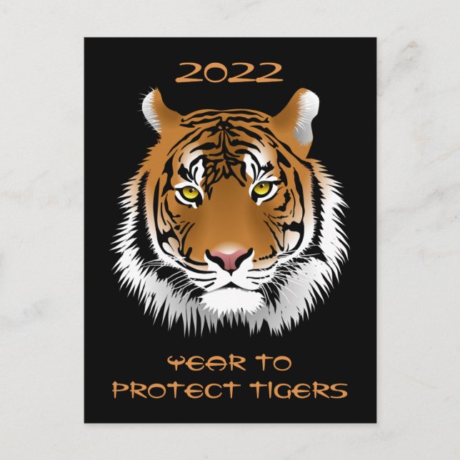 2022 Year to Protect Tigers Postcard (Front)