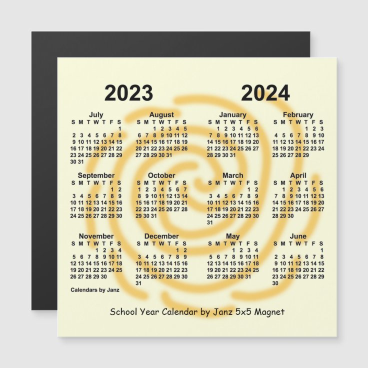 2023-2024 Sunny Days School Year Calendar by Janz | Zazzle