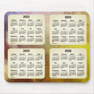 2023-2026 Sun Spots 4 Year Calendar by Janz Mouse Mat