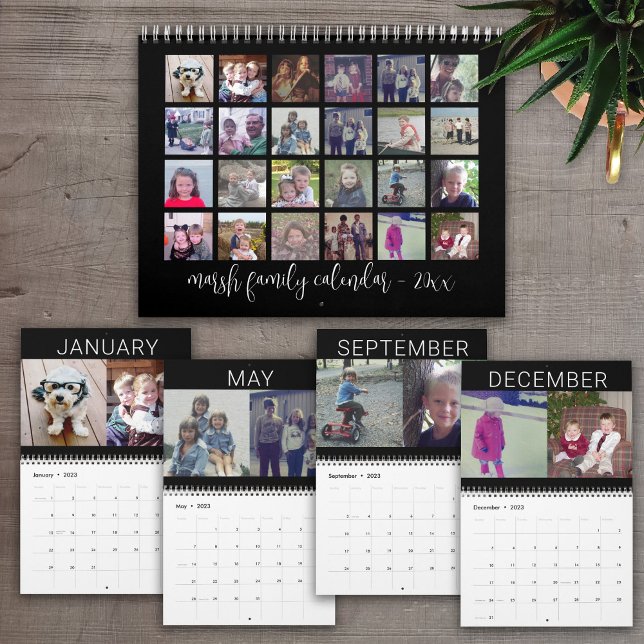 2023 - 24 Photo - 2 Per Month Modern Family Calendar (Creator Uploaded)