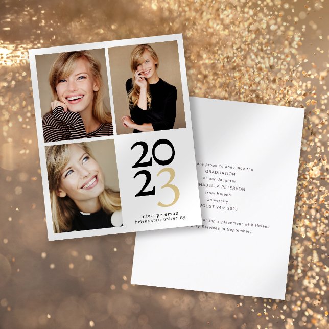 2023 3 Photo Graduation Announcement (Creator Uploaded)