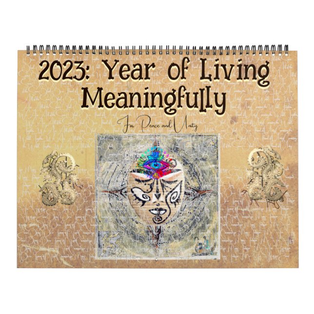 2023: 8 Months of Living Meaningfully Spiritual Calendar (Cover)