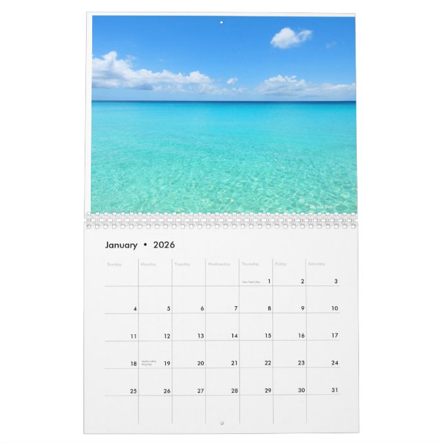 2023 Anguilla Beaches Calendar (Jan 2026)