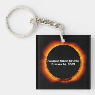 2023 Annular Solar Eclipse Key Ring