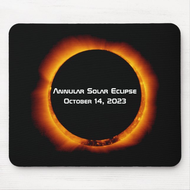 2023 Annular Solar Eclipse Mouse Mat (Front)