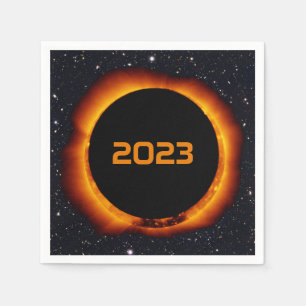 2023 Annular Solar Eclipse Napkin