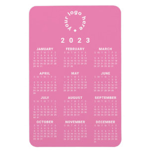 2023 At-A-Glance Calendar w/ Custom Logo Magnet