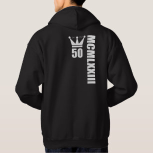 2023 Born in 1973 Roman Numerals 50th Anniversary Hoodie