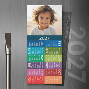 2023 Calendar 1 Photo Collage Colourful Background