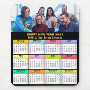 2023 Calendar Business Photo Custom Modern Mouse Mat