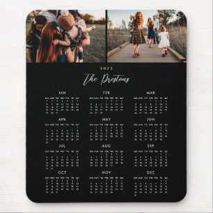 2023 Calendar EDITABLE COLOR Photo Mousepad