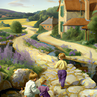 2023 Calendar Frech Countryside 