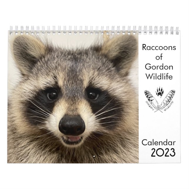 2023 Calendar Raccoons of Gordon Wildlife (Cover)