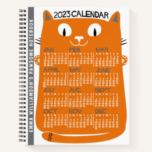 2023 Calendar (See Description for New Version) Notebook