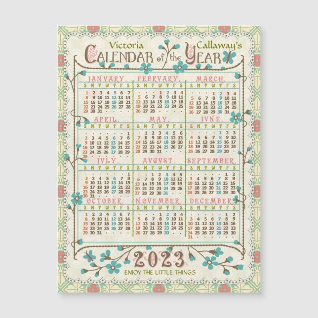 2023 Calendar (See Description for Newest Version) (Front)
