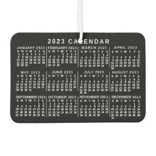 2023 Calendar (See Description for Newest Version) Car Air Freshener