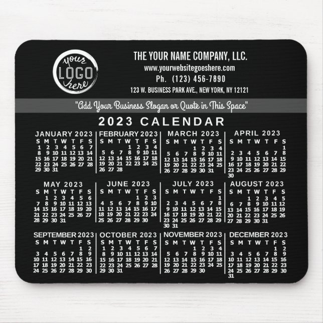 2023 Calendar (See Description for Newest Version) Mouse Mat (Front)