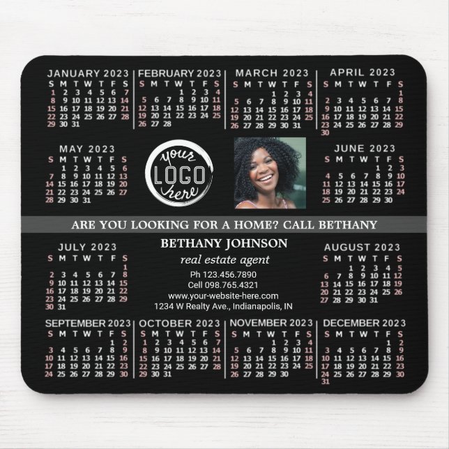 2023 Calendar (See Description for Newest Version) Mouse Mat (Front)