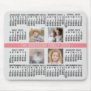 2023 Calendar (See Description for Newest Version) Mouse Mat