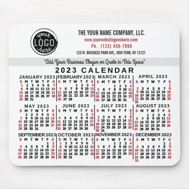 2023 Calendar (See Description for Newest Version) Mouse Mat (Front)