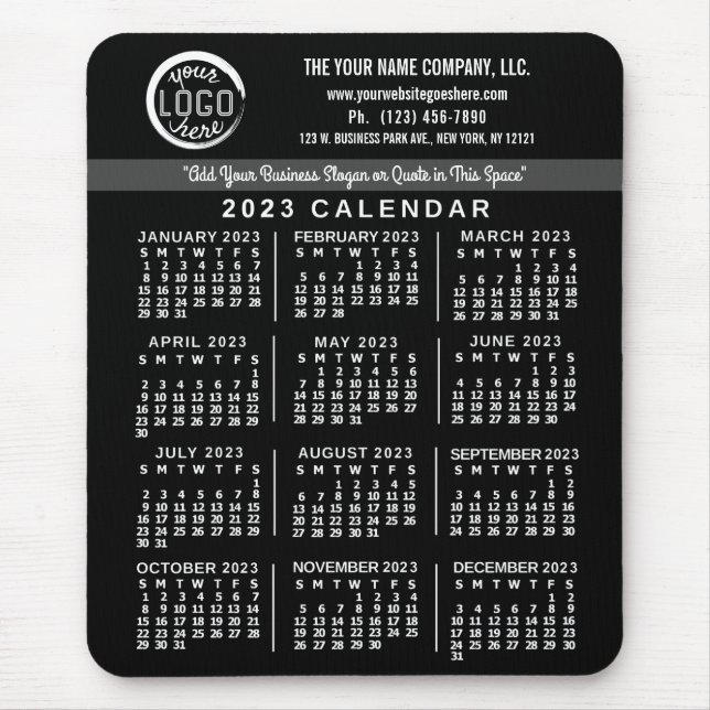 2023 Calendar (See Description for Newest Version) Mouse Mat (Front)