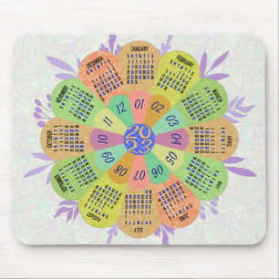 2023 Calendar (See Description for Newest Version) Mouse Mat
