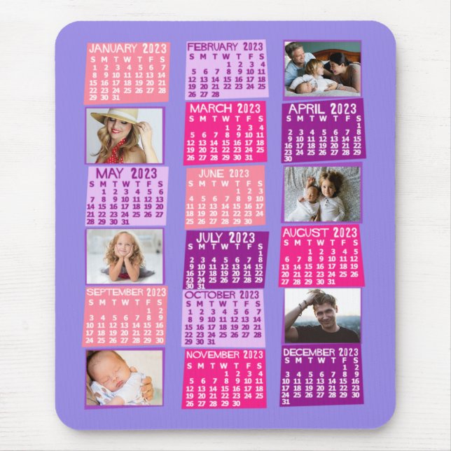 2023 Calendar (See Description for Newest Version) Mouse Mat (Front)