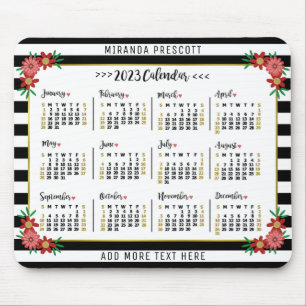 2023 Calendar (See Description for Newest Version) Mouse Mat