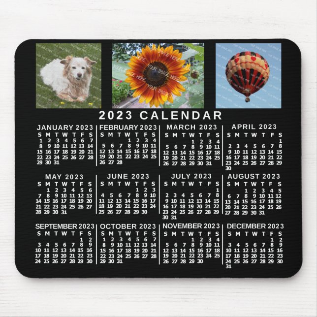 2023 Calendar (See Description for Newest Version) Mouse Mat (Front)