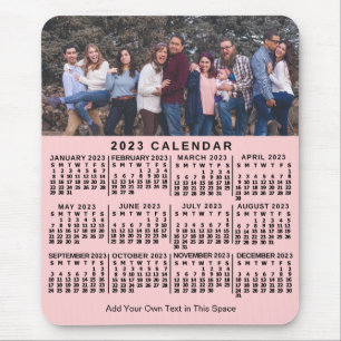 2023 Calendar (See Description for Newest Version) Mouse Mat