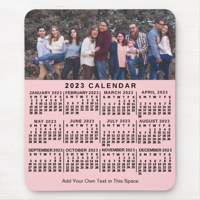 2023 Calendar (See Description for Newest Version) Mouse Mat (Front)