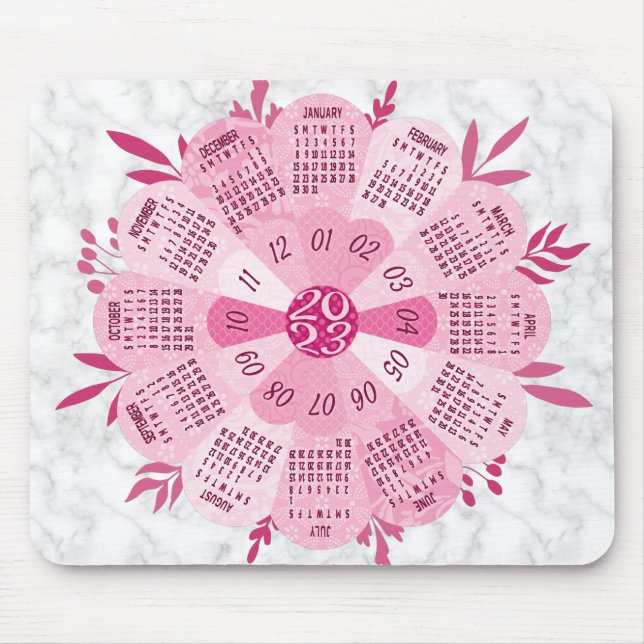 2023 Calendar (See Description for Newest Version) Mouse Mat (Front)