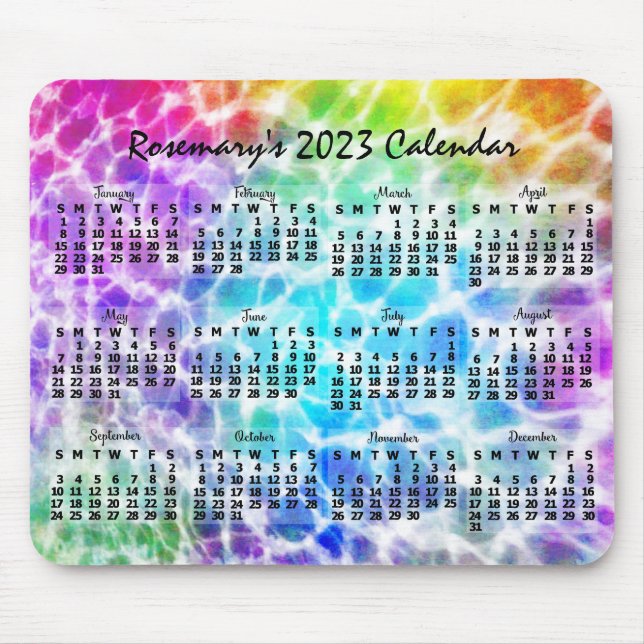 2023 Calendar (See Description for Newest Version) Mouse Mat (Front)