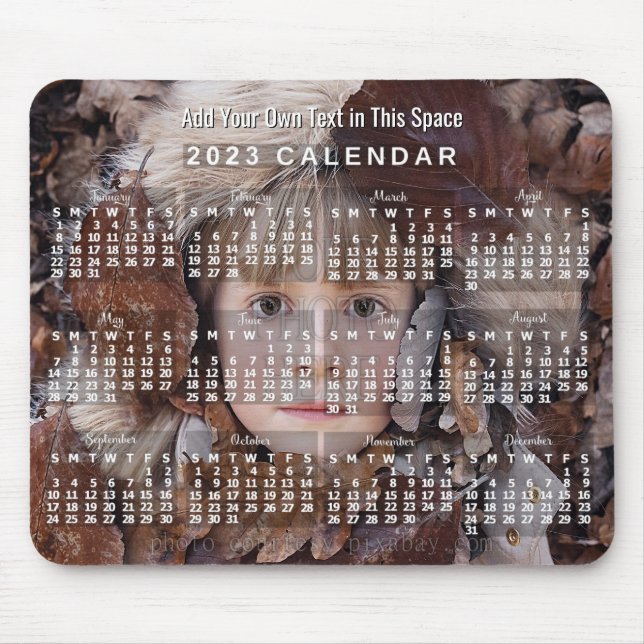 2023 Calendar (See Description for Newest Version) Mouse Mat (Front)
