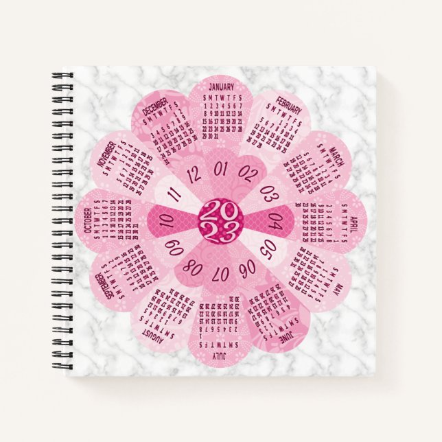 2023 Calendar (See Description for Newest Version) Notebook (Front)