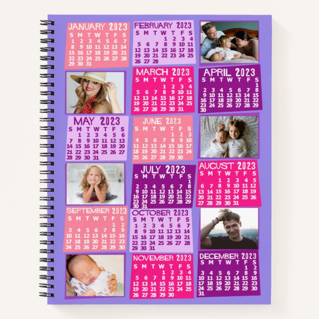 2023 Calendar (See Description for Newest Version) Notebook (Front)