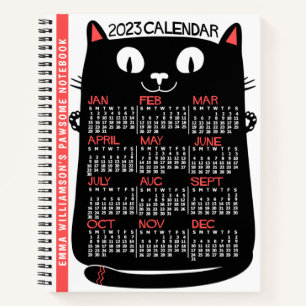 2023 Calendar (See Description for Newest Version) Notebook