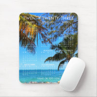 2023 Calendar Tropical Beach or Your Photo & Text 