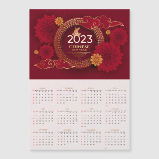 2023 Chinese New Year of The Rabbit Calendar